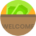 welcome new circle icon